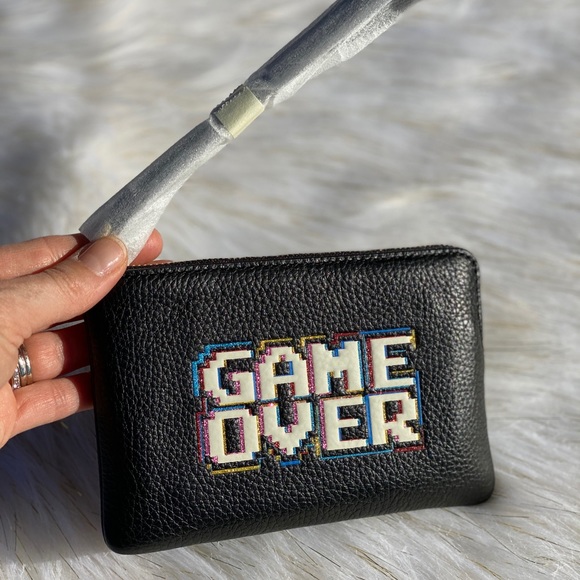 🔥NWT Coach Game Over Wristlet